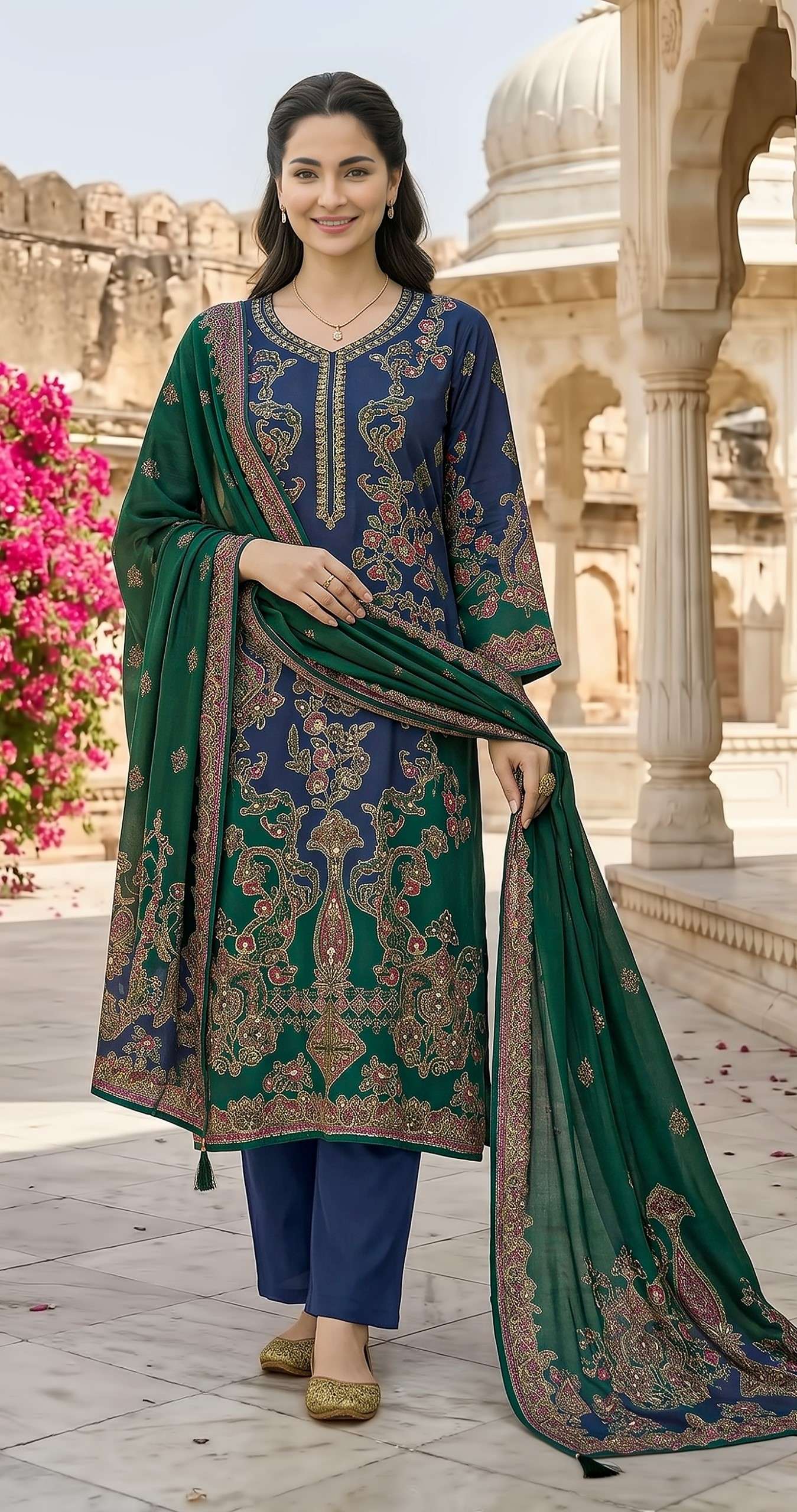 DESIGN NO. KT - 369 B & D BY SHREE FABS